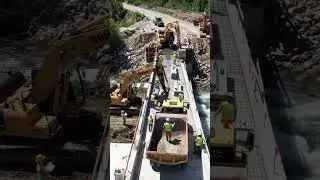 Heavy Working with RC Team Building Road  #rc#automobile #toys #heavyvehicle