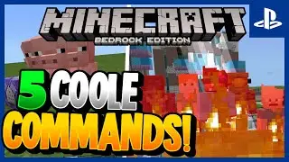 5 coole und lustige Minecraft Commands auf der PS4! 😂 - Minecraft PS4 Bedrock Edition Tutorial