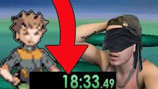 Beating The Pokemon Fire Red World Record Blindfolded