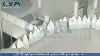 High Speed Sterile Eye Drops Filling Line | Pet anti-bacterial eye drops filling machine