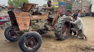 Inside the Tractor Repair Factory | Giant Wheels & Heavy Machine Work