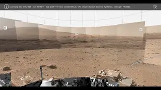 Trundling up Mount Sharp at Gale Crater, Mars, time lapse