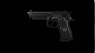 Beretta Pistol 3D Model