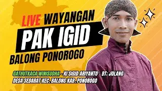 🔴 LIVE WAYANG KULIT KI SIGID ARIYANTO - Gathotkaca Winisudha - Jolang - 26 JULI 2025