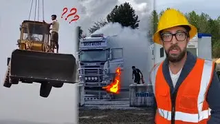 Funniest Fails on the Construction Site Compilation ( 2025 ) #part6