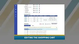 Editing the Shopping Cart