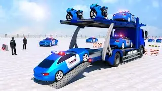 Police Car Transporter Truck Police Transport Game #1 Android Gameplay FHD