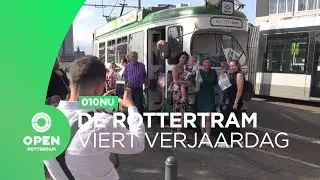 De jarige RotterTram maakt verjaardagsritten door de stad | 010nu
