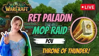 NEW RAID THRONE OF THUNDER | Ret Paladin DPS POV | Mists of Pandaria