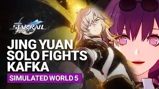 E0 L70 Jing Yuan Solo Kafka Boss in Simulated Universe World 5 | Destruction Path | Honkai Star Rail