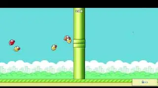 Squishy bird gameplay (Flappy bird parody)
