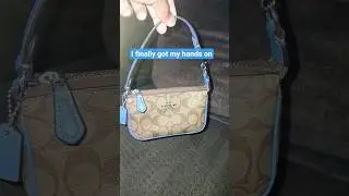 WHO ELSE 💙s BUYING SECOND HAND!? 🖐🏾 #coach #handbags #secondhand #thrifted
