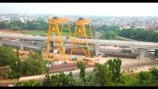Full-Span U Girder Beam Launching Gantries (FSMLG&rsquo;s) with Transporter for Jakarta LRT