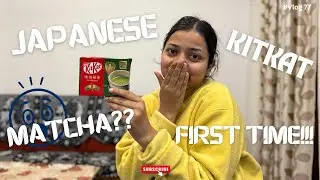 First time tried MATCHA KITKAT from Japan 😋| Daily vlogs| Vlog 77| #vlogs 