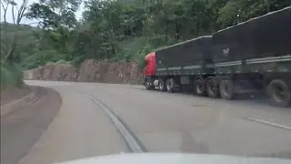 subindo a serra de Cuiabá viagem de volta RO x sp