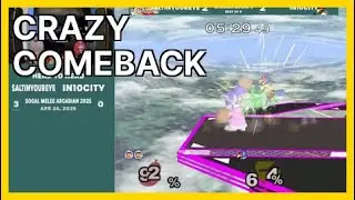 crazy comeback (verylocalmelee) | Smash Melee Highlights