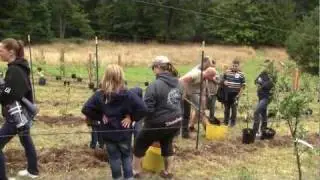 Salt Spring Island Apple Festival tree planting