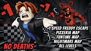 [+1 Speed Freddy Escape] Pizzeria Nightmare Funtime Maps All Levels NO DEATHS