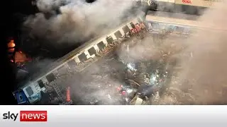 Greece crash: Two carriages of train in collision 'no longer exist' as over 35 people killed