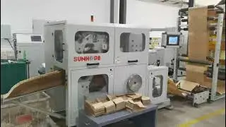 6lb single size SOS machine with Carraro 870-4C printer run 43-45gsm paper