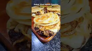 Dubai Viral Smash Paratha Burger Recipe - Orignal Recipe 👌