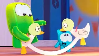 Cartoons - BooMons are playing with a Seesaw 🤸🌀 | Cuquin's adventurous friends