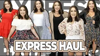 SUMMER INTO FALL OUTFITS ft. EXPRESS | MIDSIZE TRY-ON HAUL!