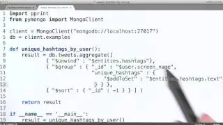 Group Accumulation Operators - Data Wranging with MongoDB