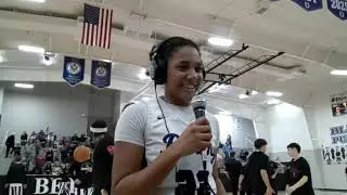 Exclusive postgame interview with Madison Bibbs!