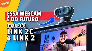 🔴 Uma WEBCAM 4K com rastreamento AI - Insta360 Link 2 e Insta360 Link 2C
