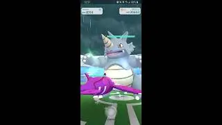 Rhydon Solo (Mud Slap/Stone Edge) - Rain