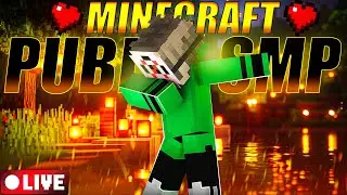 🔴MINECRAFT LIVE🔥END WAR🔥PUBLIC SMP | CRACKED PUBLIC SMP 24/7 SERVER | JAVA + PE + BEDROCK #live