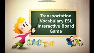 Transportation Vocabulary ESL Interactive Board Game &nbsp;&nbsp;#esl #games #english #transport #vocabulary