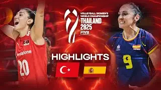 T&uuml;rkiye 🇹🇷 vs. Spain 🇪🇸 - Highlights | Women's World Championships 2025
