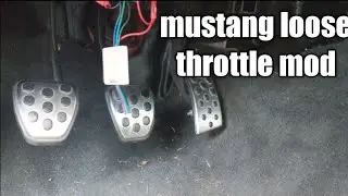 Ремонт троса дроссельной заслонки Mustang Edge SN95/New Edge Mustang