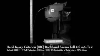 SorbaSHOCK&reg; Fall Protection Head Injury Criteria (HIC)