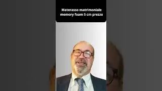 Materasso matrimoniale memory foam 5 cm prezzo