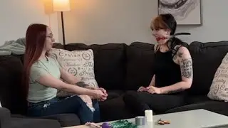 Gagged Model Say WHAT!? 