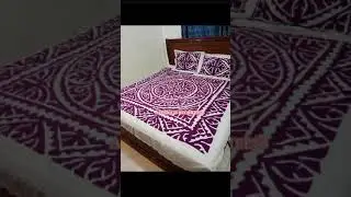 TOp 🔥 design of handicraft bedsheet #applique #design #aplicworkbyhand