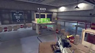 disfrutando un poco de HTC vive el Gun Club VR