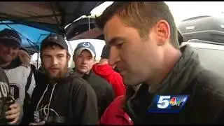 Ken Drake goes tailgate hoping