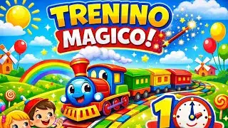 🚂 Il Trenino Magico per Bambini &ndash; Loop Cartoon di 1 Ora 🎨