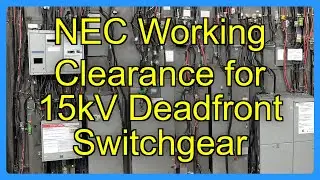 NEC Working Clearance for 15kV Deadfront Switchgear