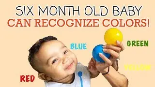 Baby recognizes colors at SIX MONTHS! Daily repetitive lesson: How to teach baby to learn colors!