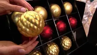 50-piece Designer Ornament Set with Storage Box with Lisa Robertson