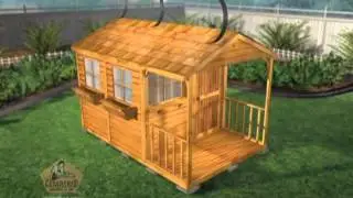Cedarshed Clubhouse 8X12 Shed Assembly