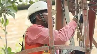 Safe environment working at height in Telecom #telecom #jio #vodafone #airtel #bsnl #mtnl