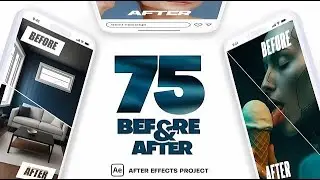 Vertical Before & After Pack | After Effects Template | Trending Reels & Shorts Edit Pack 2025