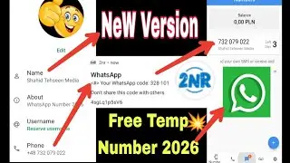 2nr New Version APK / Get a Virtual WhatsApp Number / Receive OTP Without a SIM 2026