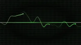 heart monitor green screen effect